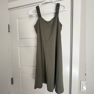 NEVER WORN: Size small, olive/army green flowy mini dress from Sonoma